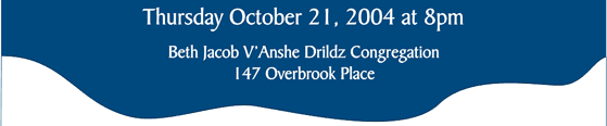 Thursday October 21, 2004 at 8p.m.