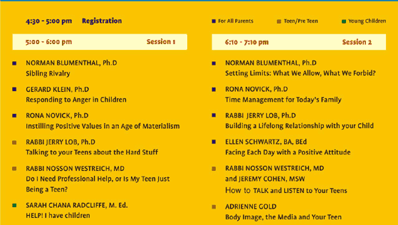 Program Schedule
