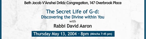 The Secret Life of G-d: Discovering the Divine within You. 