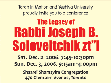 The  Legacy of Rabbi  Joseph  B. Soloveitchik  zt