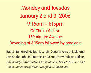 Monday January 2 - Tuesday January 3, 2006 8:15 am -1:15 pm 
